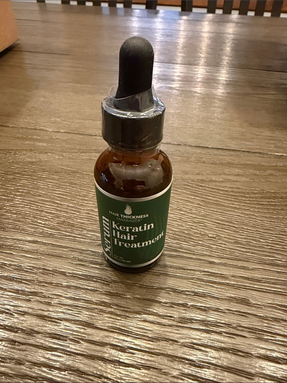 Keratin Hair Treatment Serum - Hair Thickness Formula - Green